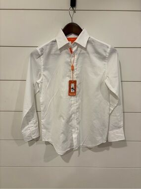 TALLIA White Boy's Long-Sleeve Dress Shirt NWT Size 12